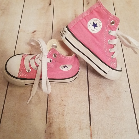 baby girl high top converse